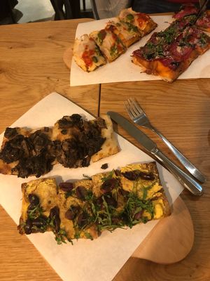 Love the vegan pizza at Sugo Pizza Al Taglio in Eindhoven