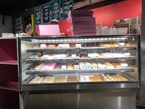 Great selection at Holey Schmidt Donuts in Reno