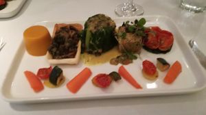 Part of 5 course tasting menu at The White Peacock in Leicester