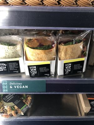 Vegan sandwich wrap at Starbucks  in Cobham