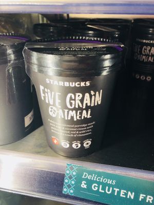 Vegan oatmeal  at Starbucks  in Cobham