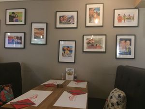 Several pictures of Boliwood movies directed in Gstaad and nearby. at Mango in Gstaad