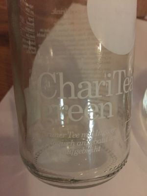 Bio and fair trade green tea with ginger at Mango in Gstaad