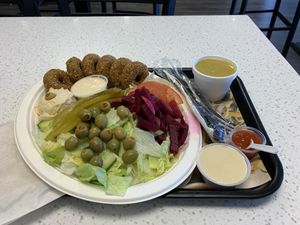 Good falafels, fresh and tasty!  at Casa de Falafel in Glendale