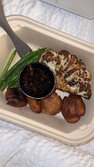 Vegan Cauliflower Steak  at LJ's in Lake Stevens