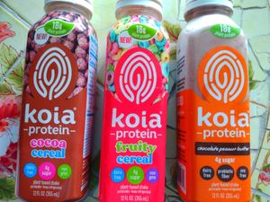 Some of the many plant based shakes at Whole Foods Market in Fort Myers