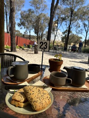 Nice food, lovely atmosphere.  at StupaView Cafe in Myers Flat