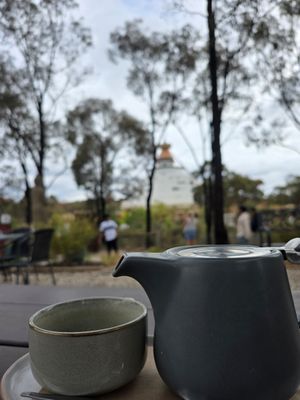 Chai at StupaView Cafe in Myers Flat