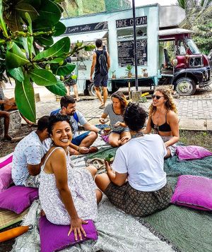 Takeaway to the shady chill area. at Cruising Smoothly in Weligama