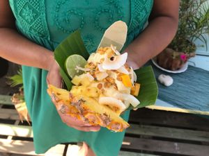 Pineapple, mango, passion! 😍😍😍  at Cruising Smoothly in Weligama