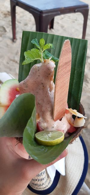 Sazzy melon at Cruising Smoothly in Weligama