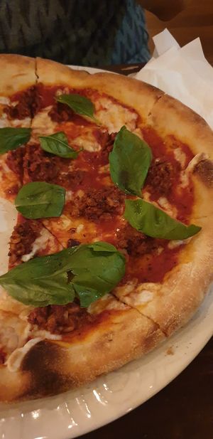 Spicy pizza at Mullaloo Beach Hotel in Mullaloo