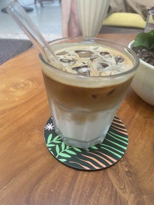 Iced latte   at Cafe Kumbuk in Colombo