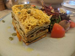 Lasagna - 90% pasta, only 10% flavour at Sister of Soul in Richmond