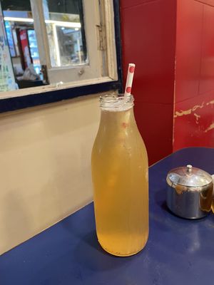 Apple juicee  at Brown Bread Bakery in Varanasi