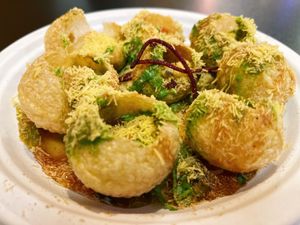 sev puri at Shreeji Indian Vegetarian Street Food in Louisville