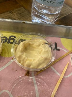 Chilli mayo at The Vurger Co - Canary Wharf in East London