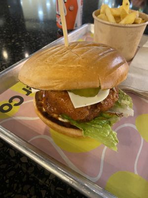 Buffalo burger   at The Vurger Co - Canary Wharf in East London