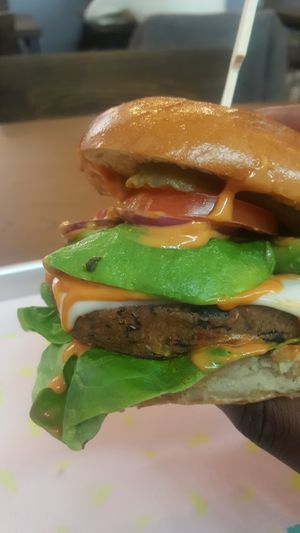 Extra avo at The Vurger Co - Canary Wharf in East London