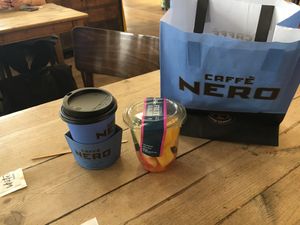 Vegan meal at LHR - Caffe Nero - T3 in West London