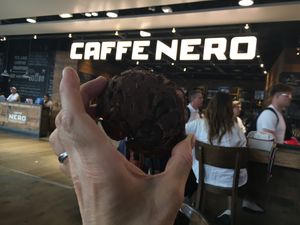 Vegan cookie at LHR - Caffe Nero - T3 in West London