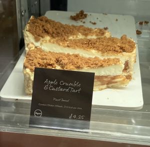 Apple Crumble & Custard Tart  at LHR - Caffe Nero - T3 in West London