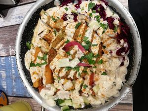 Sabich Plate, sick! at Pita Paris in Paris