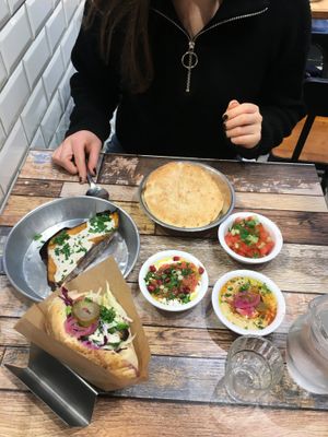 Sweet Potato & Pitas at Pita Paris in Paris