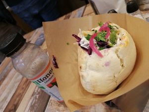 Really nice food, really close to the finucular, really good price! Totally recomended at Pita Paris in Paris