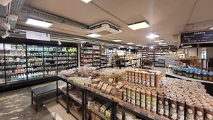  at Organic market in Barcelona