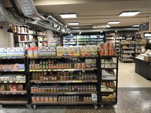 Inside  at Organic market in Barcelona