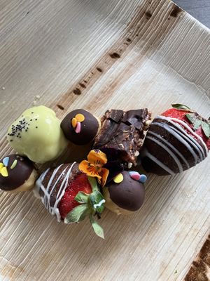 Chocolate dessert  at BA-HA in Birmingham