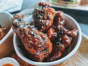 Bbq Kentucky “wings”  at BA-HA in Birmingham