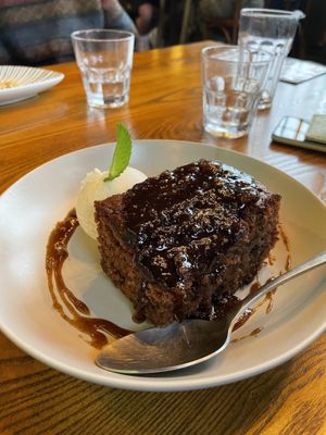 sticky toffee pudding  at BA-HA in Birmingham