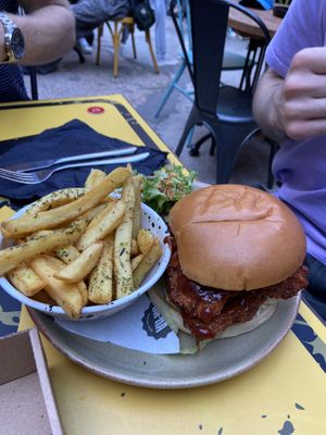 chicken burger   at BA-HA in Birmingham