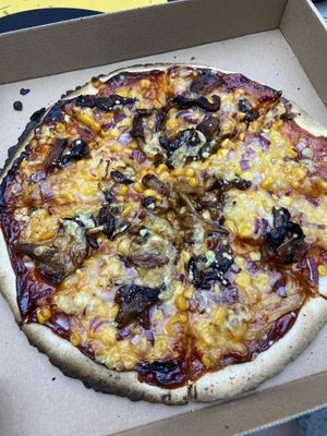bbq chick pizza  at BA-HA in Birmingham