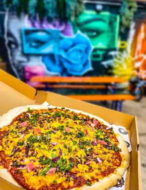 Pizza at BA-HA in Birmingham