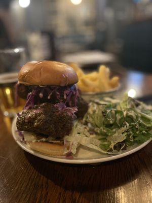 Jerk chickn burger  at BA-HA in Birmingham