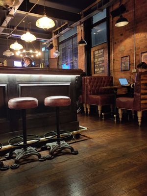 Bar area at BA-HA in Birmingham