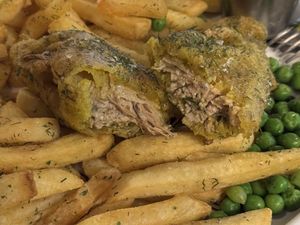 Bish & chips  at BA-HA in Birmingham