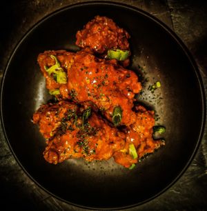 Large Nott Wings

Cauli wings smothered in hot sauce and spring onions 🔥 at BA-HA in Birmingham