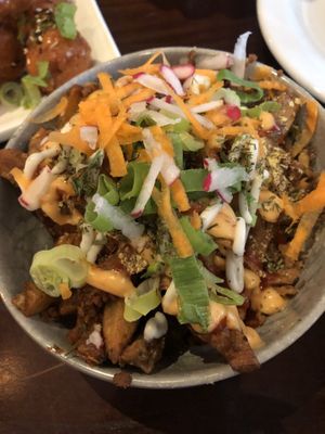Small plate loaded fries at BA-HA in Birmingham