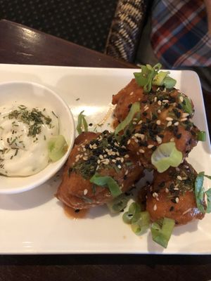 Small plate not wings (spicy)  at BA-HA in Birmingham