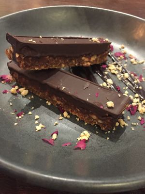 “Snickers” desert at BA-HA in Birmingham