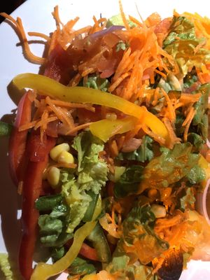 Built my own salad   at Brew STX in St Croix