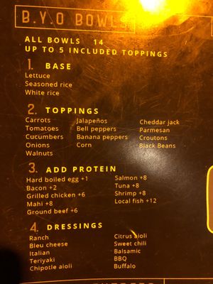 Bowls  at Brew STX in St Croix