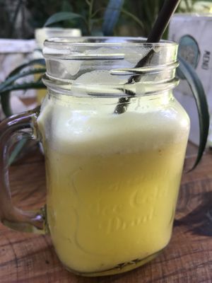 Fresh-made juices  at Orgánico in Merida