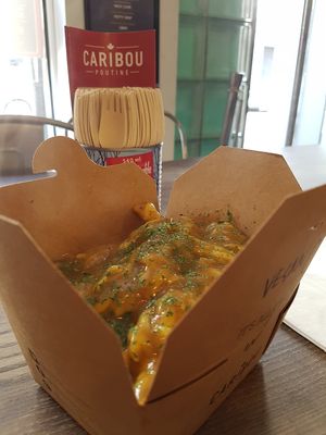 Vegan original poutine from Caribou at Caribou Poutine in Liverpool