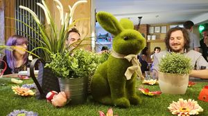 Group table at Peter Pizzeria in Loughborough