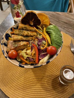 Beautiful but cold and not allergen friendly  at The Vegan Lab in Dahab